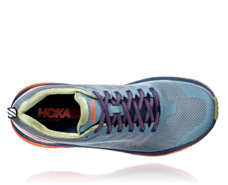 Tenis Hoka One One Trail Hombre Azul Marino - Challenger Atr 5 - IWPR64398